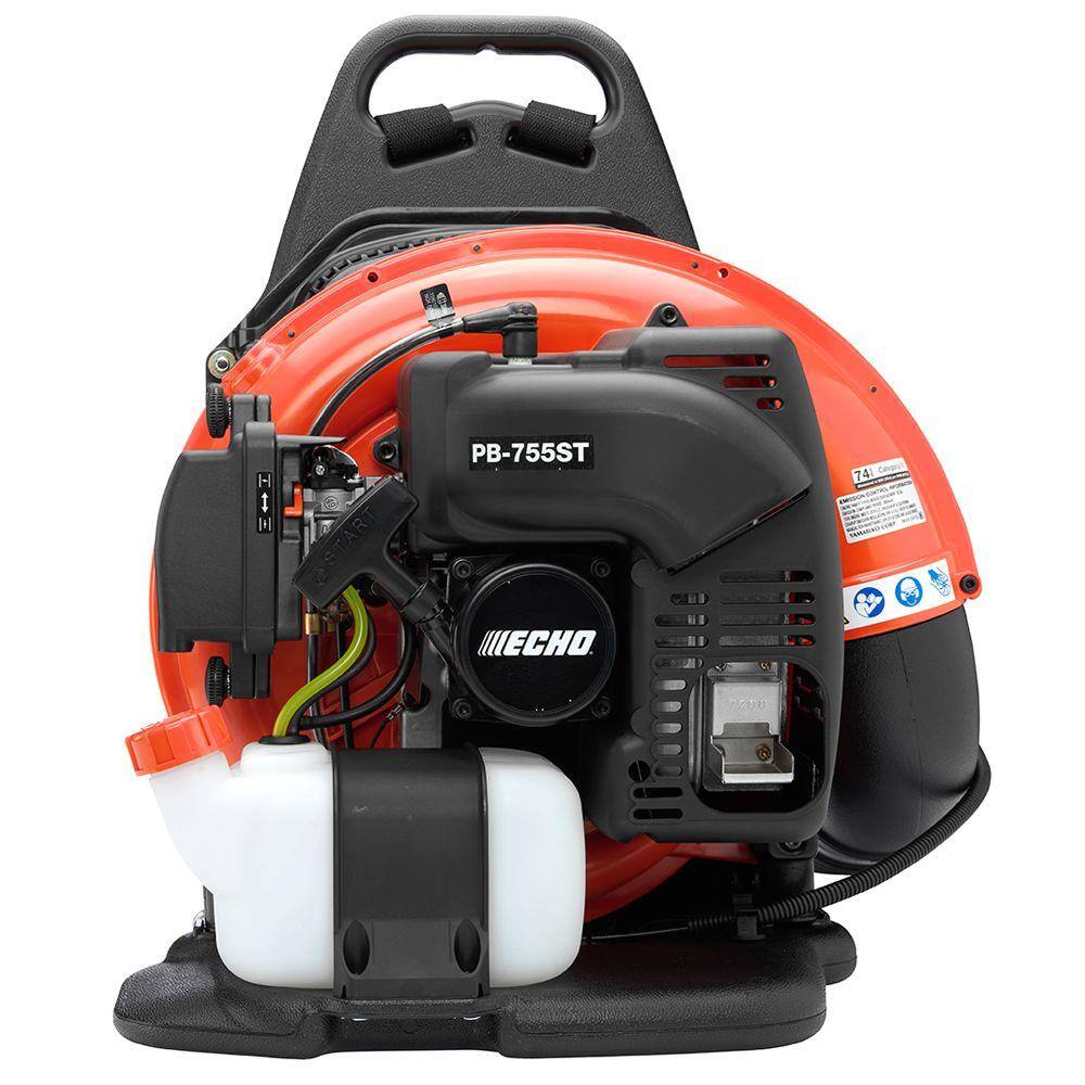 ECHO PB-755ST 233 MPH 651 CFM 63.3cc Gas 2-Stroke Cycle Backpack Leaf Blower with Tube Throttle ECHO PB-755ST 233 MPH 651 CFM 63.3cc Gas 2-Stroke Cycle Backpack Leaf Blower with Tube Throttle - Image 4