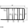 Elevate Outdoor BC4BM 140 lbs. 4-Bike Steel RV Bumper Bike Rack