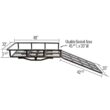 Elevate Outdoor UCC500 500 lb. Capacity Hitch-Mounted Steel Cargo Carrier with Ramp