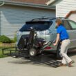 Elevate Outdoor UCC500 500 lb. Capacity Hitch-Mounted Steel Cargo Carrier with Ramp
