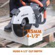 Evolution Power Tools R300DCT 12 In. Electric Concrete Cut-Off Saw, With 12 In. Diamond Blade