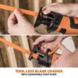Evolution Power Tools R230RCP 7 Amp Multi-Material Reciprocating Saw with 4-Blades