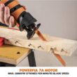 Evolution Power Tools R230RCP 7 Amp Multi-Material Reciprocating Saw with 4-Blades