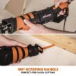 Evolution Power Tools R230RCP 7 Amp Multi-Material Reciprocating Saw with 4-Blades