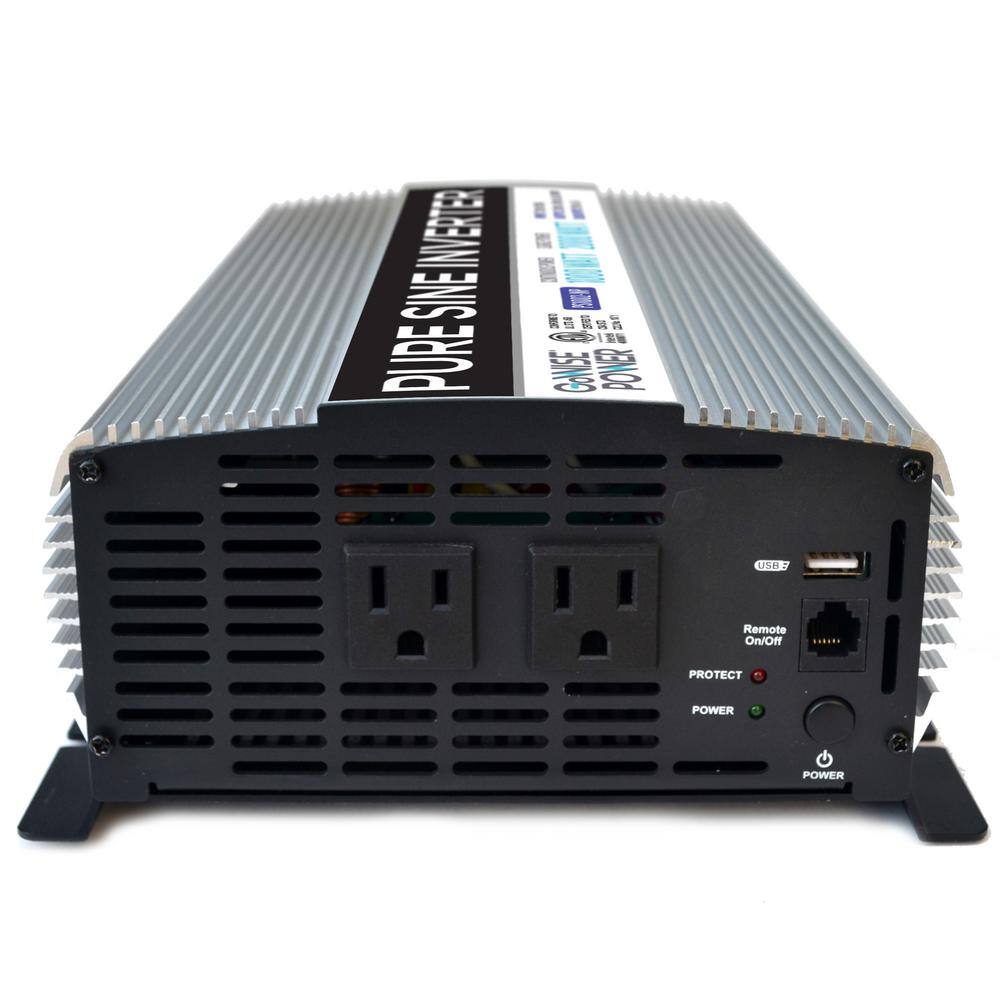 GoWISE USA PS1002 1,000-Watt Continuous/2,000-Watt Peak Pure Sine Wave Inverter GoWISE USA PS1002 1,000-Watt Continuous/2,000-Watt Peak Pure Sine Wave Inverter - Image 2