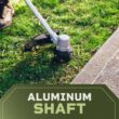 Green Machine GMST6200-A 62V Cordless Battery 16in. String Trimmer Cut Swath Brushless Motor with Auto-wind spool and 2.5 Ah Battery and Charger