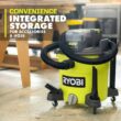 RYOBI RY40WD01K-RY124050VNM 40V 10 Gal. Cordless Wet/Dry Vacuum with 40V HP Brushless EZClean 600 PSI Power Cleaner, 4.0 Ah Battery, and Charger