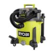 RYOBI RY40WD01K-RY124050VNM 40V 10 Gal. Cordless Wet/Dry Vacuum with 40V HP Brushless EZClean 600 PSI Power Cleaner, 4.0 Ah Battery, and Charger