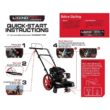 Legend Force LF22173ST 22 in. 173 cc Gas Walk Behind String Trimmer/Mower