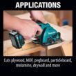 Makita 12V max CXT Lithium-Ion Cordless 3-3/8 in. Circular Saw Kit, Case (2.0Ah)