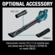 Makita XBU03SM1 116 MPH 459 CFM 18-Volt LXT Lithium-Ion Brushless Cordless Blower Kit