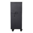 Husky H27LOCKER4 Heavy-Duty 27.5 in. 4-Shelf Matte Black Rolling Side Tool Locker