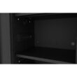 Husky H27LOCKER4 Heavy-Duty 27.5 in. 4-Shelf Matte Black Rolling Side Tool Locker