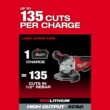 Milwaukee 2880-20-48-11-1850 M18 FUEL 18V Lithium-Ion Brushless Cordless 4-1/2 in. ./5 in. Grinder with Paddle Switch with (1) 5.0 Ah Battery Milwaukee 2880-20-48-11-1850 M18 FUEL 18V Lithium-Ion Brushless Cordless 4-1/2 in. ./5 in. Grinder with Paddle Switch with (1) 5.0 Ah Battery