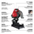 Milwaukee 2990-20 M18 FUEL 18-Volt Lithium-Ion Brushless Cordless 14 in. Abrasive Cut-Off Saw (Tool-Only)