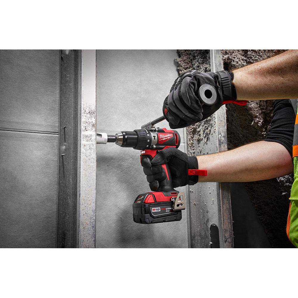 Milwaukee 2992-22-48-11-1850 M18 18-Volt Lithium-Ion Brushless Cordless Hammer Drill/Circular Saw Combo Kit (2-Tool) w/2 4.0 & 1 5.0 Ah Batteries Milwaukee 2992-22-48-11-1850 M18 18-Volt Lithium-Ion Brushless Cordless Hammer Drill/Circular Saw Combo Kit (2-Tool) w/2 4.0 & 1 5.0 Ah Batteries - Image 6