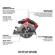 Milwaukee 48-59-1850-2730-20 M18 FUEL 18-Volt Lithium-Ion Brushless Cordless 6-1/2 in. Circular Saw w/5.0Ah Battery Starter Kit Milwaukee 48-59-1850-2730-20 M18 FUEL 18-Volt Lithium-Ion Brushless Cordless 6-1/2 in. Circular Saw w/5.0Ah Battery Starter Kit