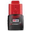 Milwaukee 2457-20-48-11-2420 M12 12V Lithium-Ion Cordless 3/8 in. Ratchet with M12 2.0Ah Battery