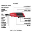 Milwaukee 2567-20-2566-20 M12 FUEL 12V Lithium-Ion Brushless Cordless High Speed 3/8 in. Ratchet with Brushless High Speed 1/4 in. Ratchet