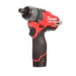 Milwaukee 2402-22 M12 FUEL 12V Lithium-Ion Brushless Cordless 1/4 in. Hex 2-Speed Screwdriver Kit W/(2) 2.0h Batteries & Bag