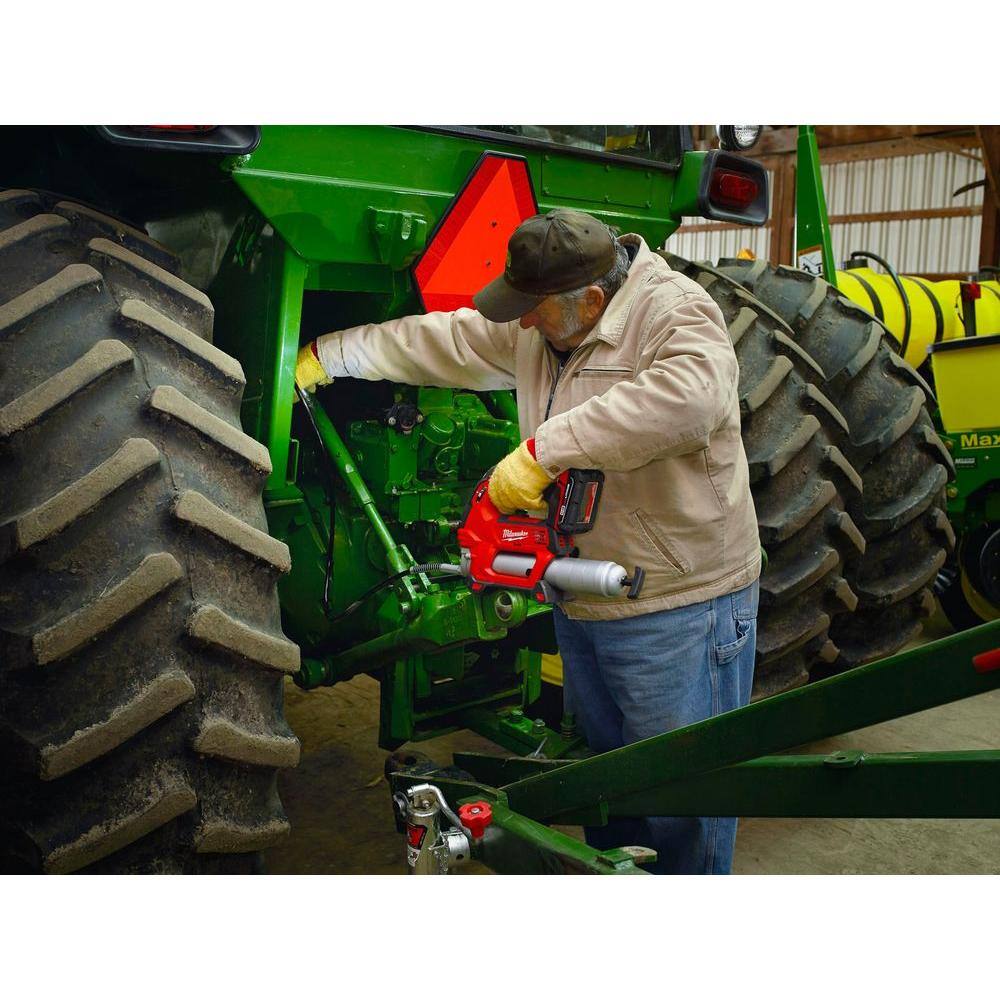Milwaukee 2646-20-48-11-1850 M18 18V Lithium-Ion Cordless Grease Gun 2-Speed W/ M18 5.0 Ah Battery Milwaukee 2646-20-48-11-1850 M18 18V Lithium-Ion Cordless Grease Gun 2-Speed W/ M18 5.0 Ah Battery - Image 11