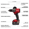 Milwaukee M18 Fuel 18-V Lithium-Ion Brushless Cordless 1/2 in. Hammer Drill Driver Kit with M18 FUEL 1/2 in. Impact Wrench