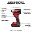 Milwaukee 2850-22CT-48-11-1862 M18 18V Lithium-Ion Brushless Cordless 1/4 in. Impact Driver Kit with Two 2.0 Ah and Two 6.0Ah Batteries Milwaukee 2850-22CT-48-11-1862 M18 18V Lithium-Ion Brushless Cordless 1/4 in. Impact Driver Kit with Two 2.0 Ah and Two 6.0Ah Batteries