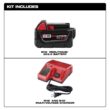 Milwaukee 48-59-1850-2953-20 M18 18-V Lithium-Ion XC Starter Kit with One 5.0Ah Battery, Charger and 1/4 in. Hex Impact Driver