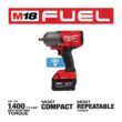 Milwaukee M18 FUEL ONE-KEY 18V Lithium-Ion Brushless Cordless 1/2 in. Impact Wrench w/ Friction Ring, M18 5.0 Ah Battery