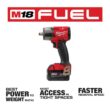 Milwaukee 2962-20-48-11-1850 M18 FUEL Gen-2 18V Lithium-Ion Brushless Cordless Mid Torque 1/2 in. Impact Wrench with (1) 5.0 Ah Battery