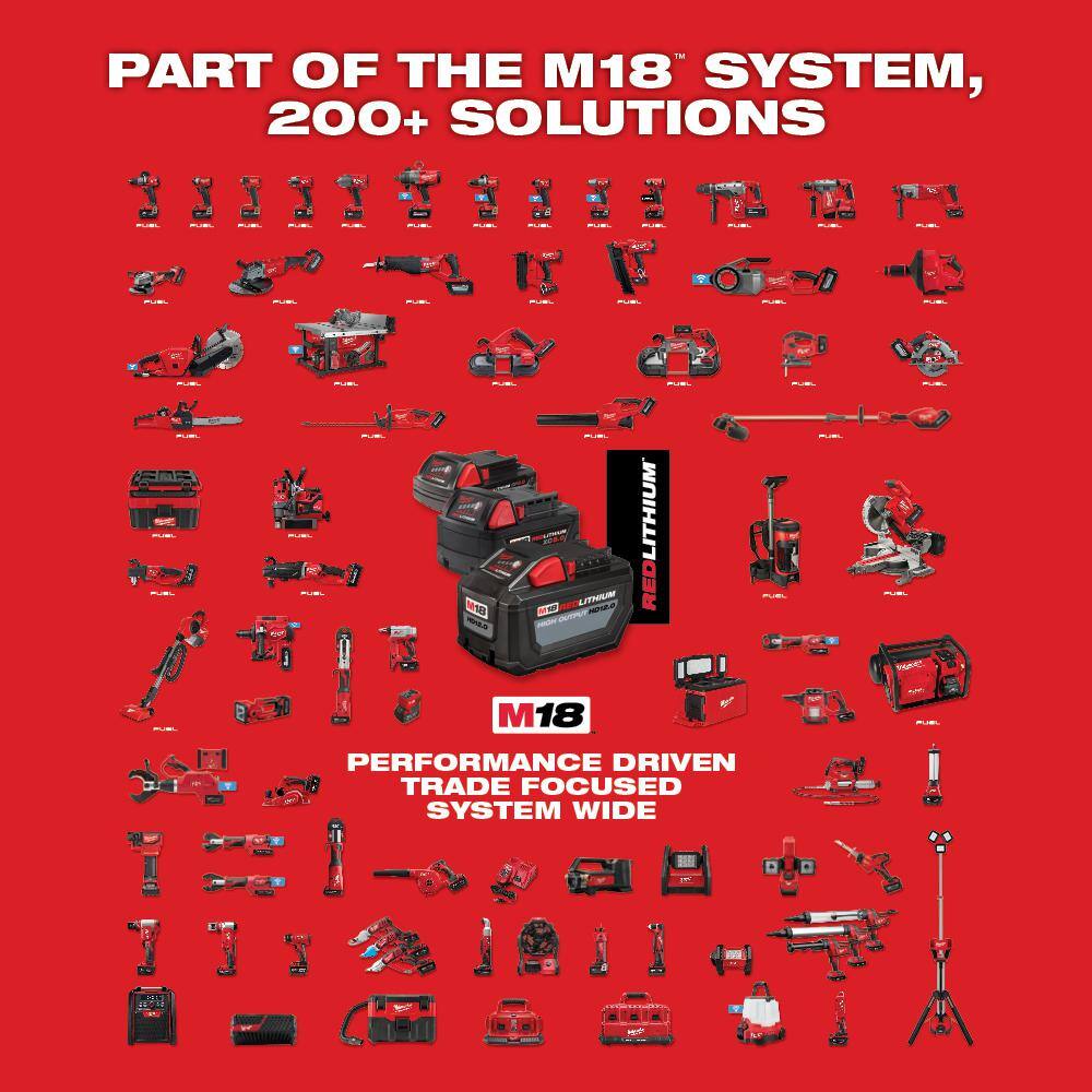 Milwaukee 2950-20 M18 Lithium-Ion Cordless PACKOUT Radio/Speaker with Built-In Charger Milwaukee 2950-20 M18 Lithium-Ion Cordless PACKOUT Radio/Speaker with Built-In Charger - Image 14
