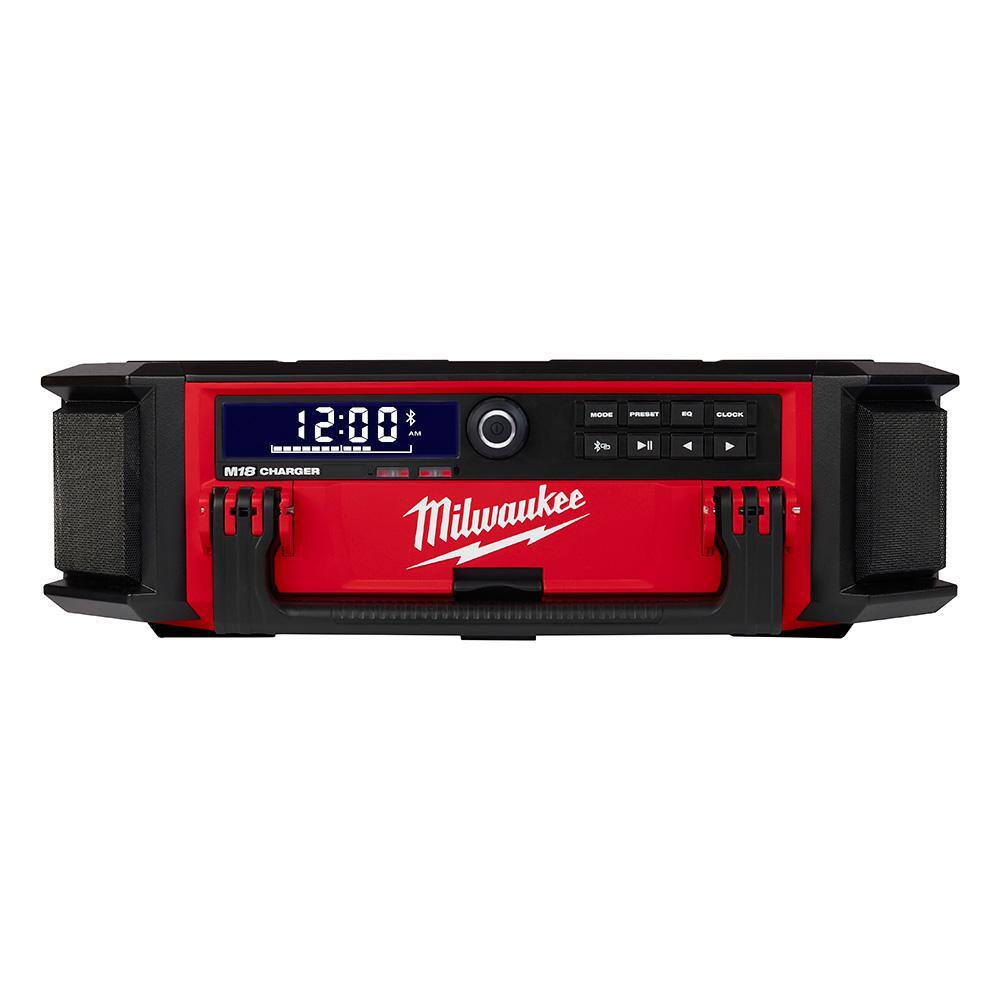 Milwaukee 2950-20 M18 Lithium-Ion Cordless PACKOUT Radio/Speaker with Built-In Charger Milwaukee 2950-20 M18 Lithium-Ion Cordless PACKOUT Radio/Speaker with Built-In Charger