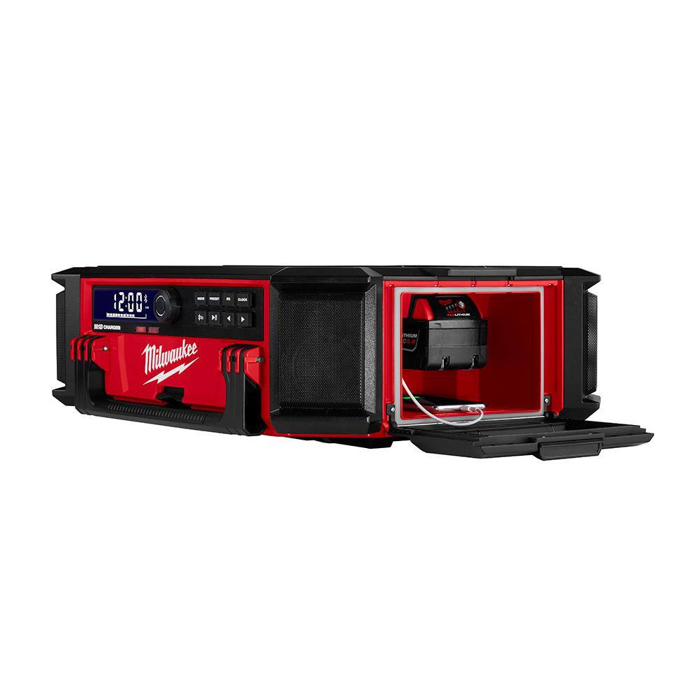 Milwaukee 2950-20 M18 Lithium-Ion Cordless PACKOUT Radio/Speaker with Built-In Charger Milwaukee 2950-20 M18 Lithium-Ion Cordless PACKOUT Radio/Speaker with Built-In Charger - Image 7