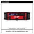 Milwaukee 2950-20 M18 Lithium-Ion Cordless PACKOUT Radio/Speaker with Built-In Charger Milwaukee 2950-20 M18 Lithium-Ion Cordless PACKOUT Radio/Speaker with Built-In Charger
