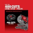 Milwaukee 2734-21 M18 FUEL 18V 10 in. Lithium-Ion Brushless Cordless Dual Bevel Sliding Compound Miter Saw Kit with One 8.0 Ah Battery