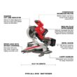 Milwaukee 2734-21 M18 FUEL 18V 10 in. Lithium-Ion Brushless Cordless Dual Bevel Sliding Compound Miter Saw Kit with One 8.0 Ah Battery