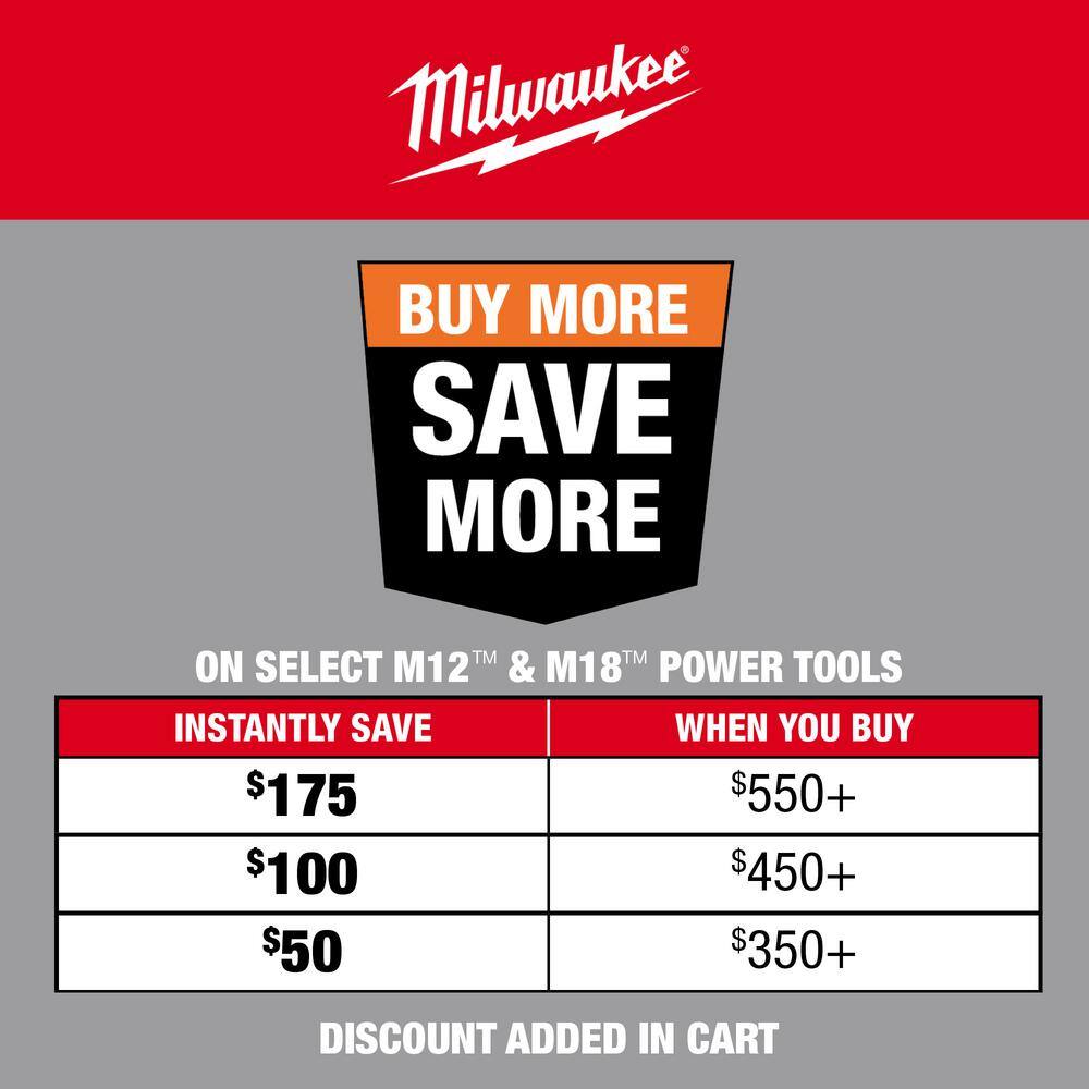 Milwaukee 48-59-1880 M18 18-Volt Lithium-Ion HIGH OUTPUT Starter Kit with XC 8.0Ah Battery and Rapid Charger Milwaukee 48-59-1880 M18 18-Volt Lithium-Ion HIGH OUTPUT Starter Kit with XC 8.0Ah Battery and Rapid Charger - Image 2