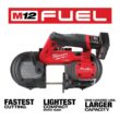 Milwaukee 2529-21XC-2457-20 M12 FUEL 12V Lithium-Ion Cordless Compact Band Saw XC Kit with 3/8 in. Ratchet