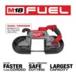 Milwaukee 2729S-20 M18 FUEL 18V Lithium-Ion Brushless Cordless Deep Cut Dual-Trigger Band Saw (Tool-Only)