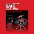 Milwaukee 2729S-20 M18 FUEL 18V Lithium-Ion Brushless Cordless Deep Cut Dual-Trigger Band Saw (Tool-Only)