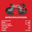 Milwaukee 2729S-20 M18 FUEL 18V Lithium-Ion Brushless Cordless Deep Cut Dual-Trigger Band Saw (Tool-Only)