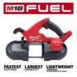Milwaukee 2829-20-2880-20 M18 FUEL 18V Lithium-Ion Brushless Cordless Compact Bandsaw and 4-1/2 in./5 in. Grinder (2-Tool)
