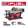 Milwaukee 2736-21HD M18 FUEL ONE-KEY 18- volt Lithium-Ion Brushless Cordless 8-1/4 in. Table Saw Kit W/(1) 12.0Ah Battery & Rapid Charger Milwaukee 2736-21HD M18 FUEL ONE-KEY 18- volt Lithium-Ion Brushless Cordless 8-1/4 in. Table Saw Kit W/(1) 12.0Ah Battery & Rapid Charger