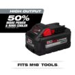 Milwaukee 48-11-1812-48-11-1862 M18 18-Volt Lithium-Ion High Output Battery Packs (1) 12.0 Ah and (2) 6.0 Ah Batteries