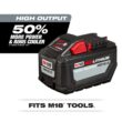 Milwaukee 48-11-1812-48-11-1862 M18 18-Volt Lithium-Ion High Output Battery Packs (1) 12.0 Ah and (2) 6.0 Ah Batteries