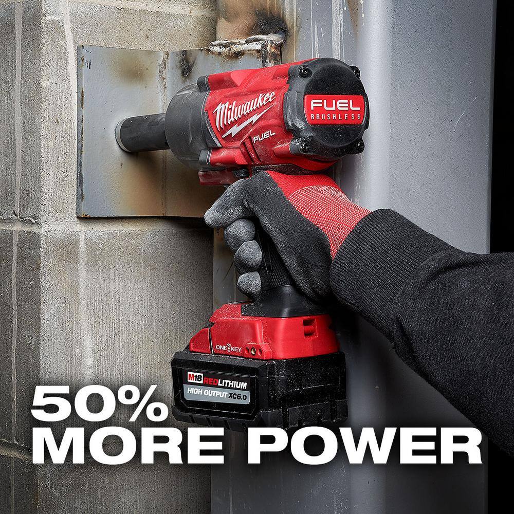 Milwaukee 48-11-1862-48-11-1837 M18 18-Volt Lithium-Ion High Output 6.0Ah and 3.0Ah Battery Pack (4-Pack) Milwaukee 48-11-1862-48-11-1837 M18 18-Volt Lithium-Ion High Output 6.0Ah and 3.0Ah Battery Pack (4-Pack) - Image 5