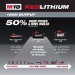 Milwaukee 48-11-1865S M18 18-Volt Lithium-Ion High Output 6.0 Ah and 3.0 Ah Battery (2-Pack)