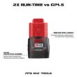 Milwaukee 48-11-2430 M12 12-Volt Lithium-Ion Compact Battery Pack 3.0Ah (2-Pack) Milwaukee 48-11-2430 M12 12-Volt Lithium-Ion Compact Battery Pack 3.0Ah (2-Pack)