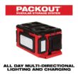 Milwaukee 2357-20-48-11-1850 M18 18-Volt Lithium-Ion Cordless PACKOUT 3000 Lumens LED Light with Built-In Charger with (1) 5.0 Ah Battery