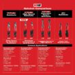 Milwaukee 2494-22-2457-20-2426-20 M12 12V Lithium-Ion Cordless Drill Driver/Impact Driver/Ratchet Combo Kit (3-Tool) with M12 Oscillating Multi-Tool